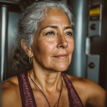 Adultos mayores ejercitándose